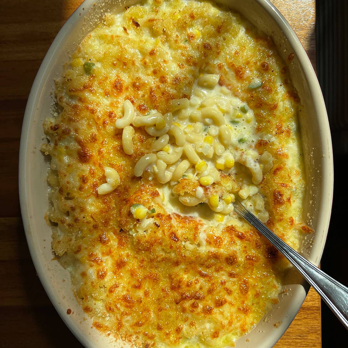 Sweet Corn and Jalapeño Mac and Cheese