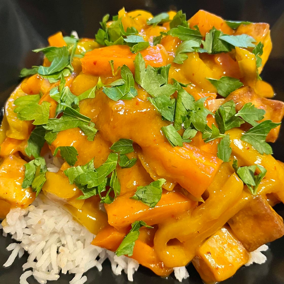 Vegan Thai Red Curry with Tofu