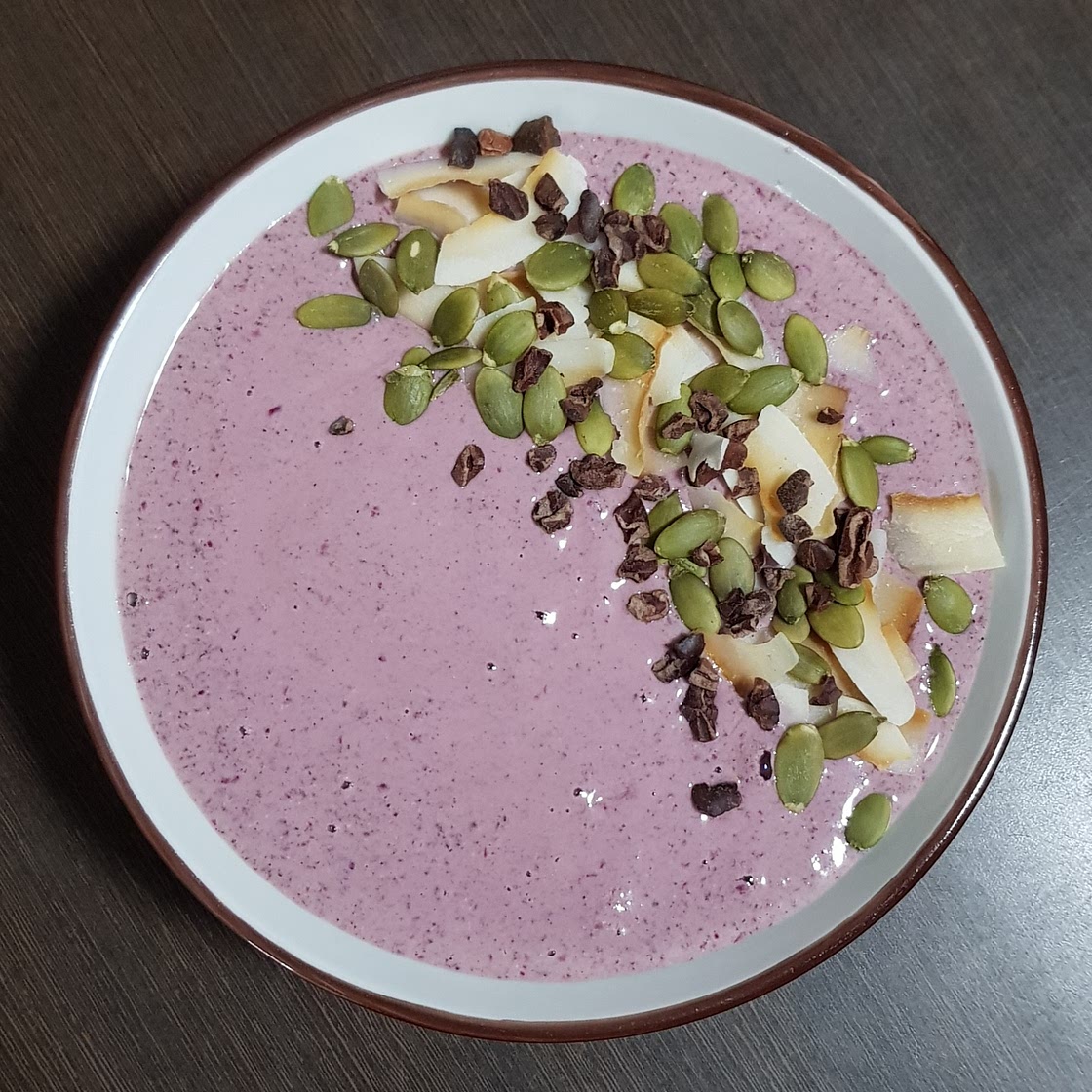 Greek Berry and Cream Smoothie