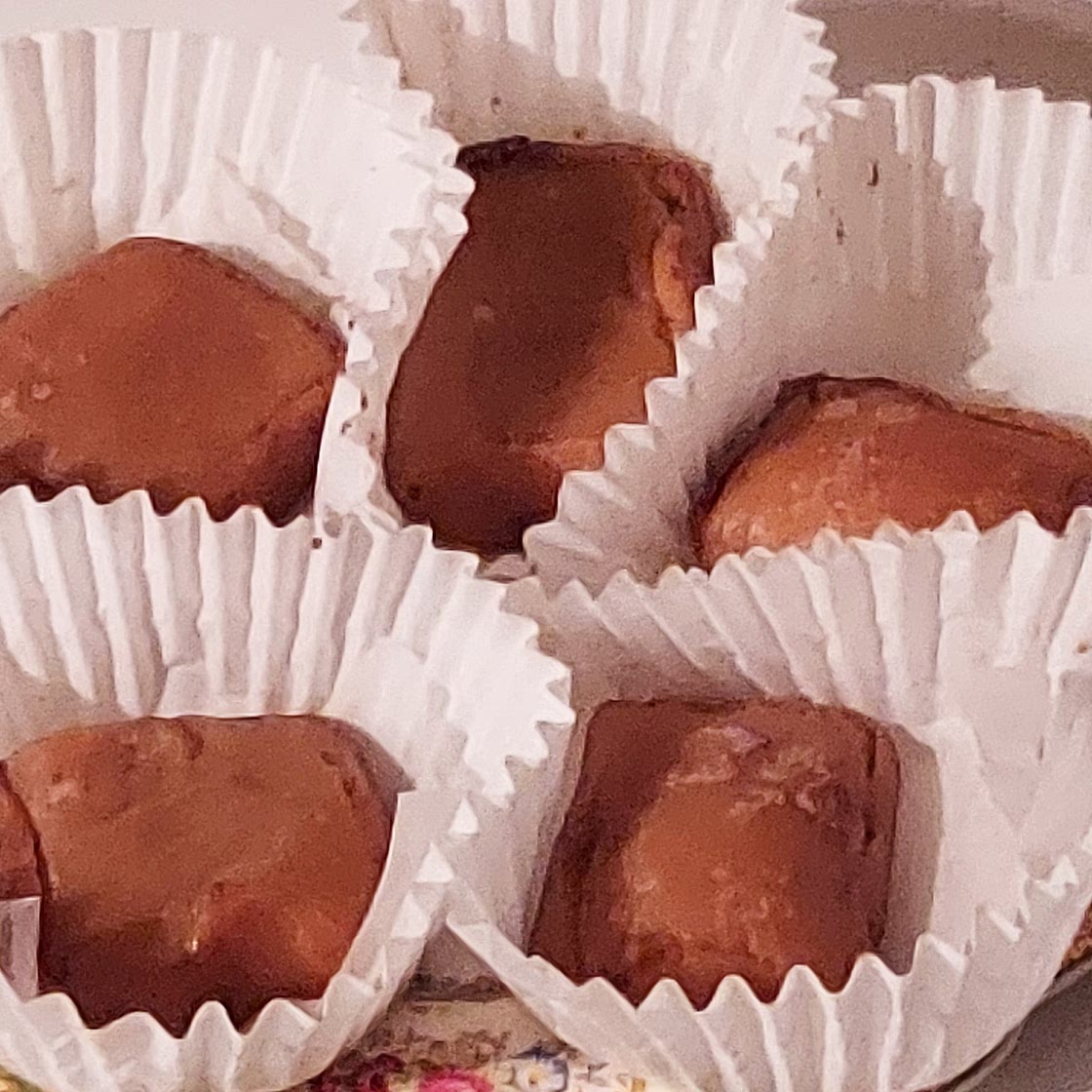 Homemade caramels