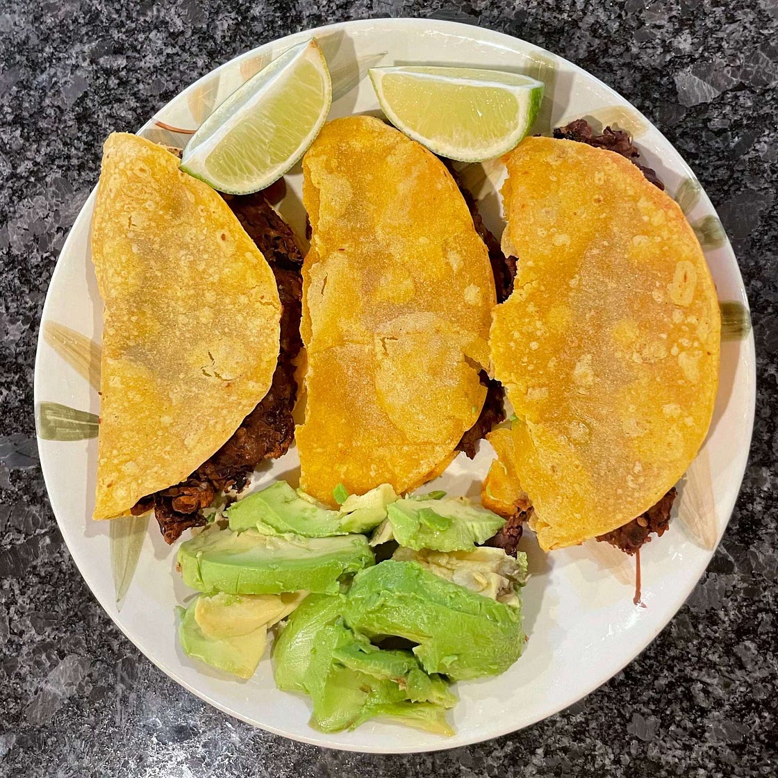Crispy Black Bean Tacos