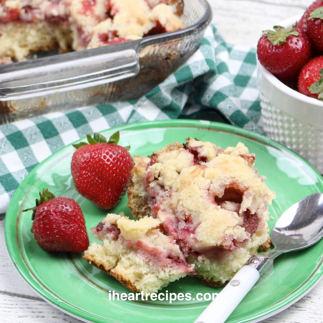 Strawberry Cobbler with fresh or frozen strawberries