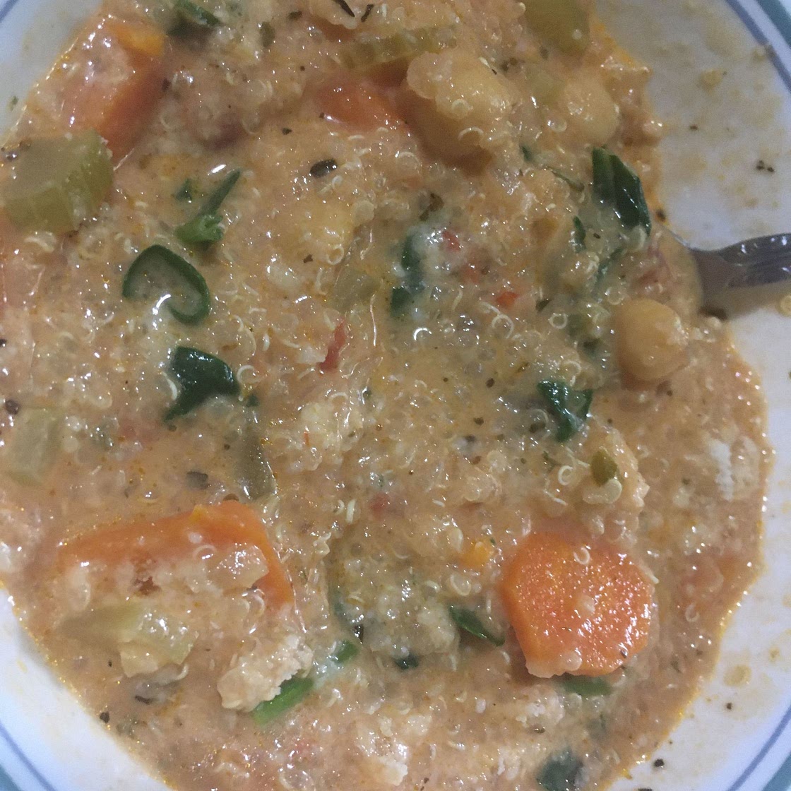 Creamy Italian Quinoa Soup