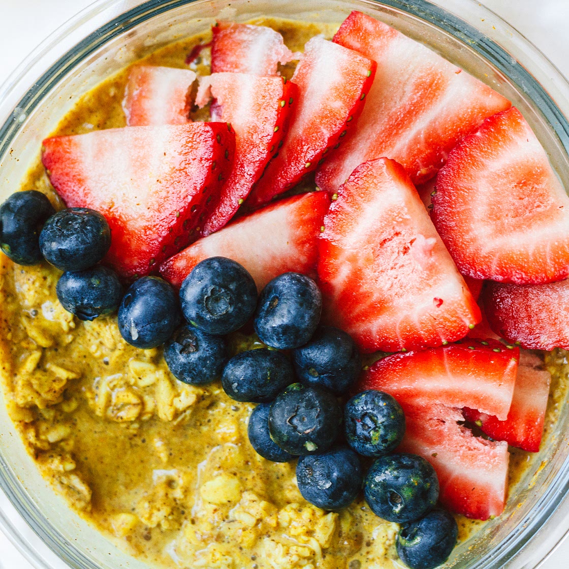 Ginger Turmeric Overnight Oats