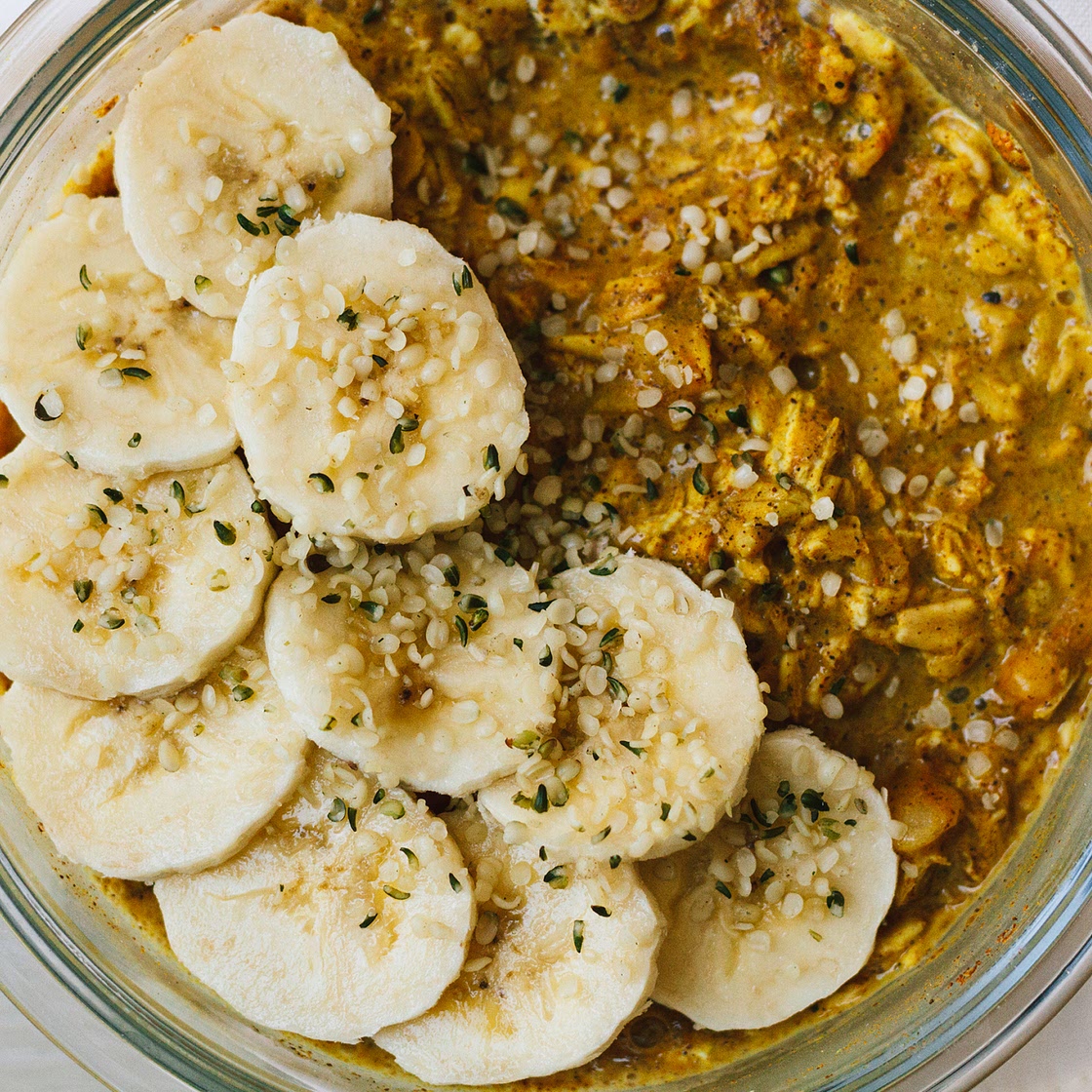 Ginger Turmeric Overnight Oats