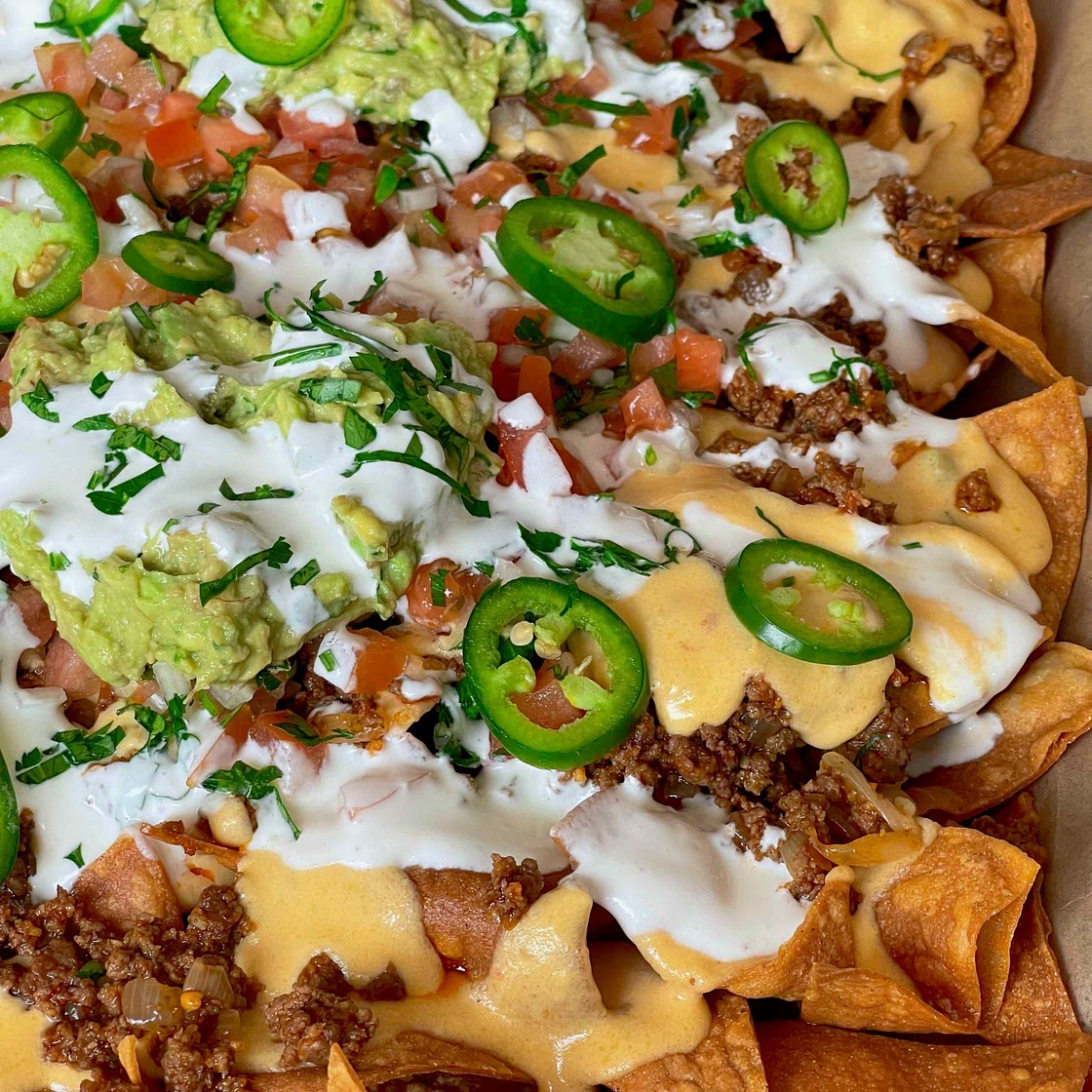 Loaded Beef Nachos 