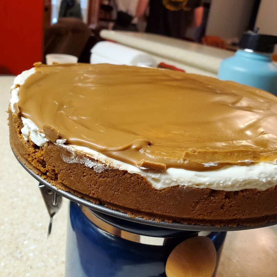 no-bake biscoff cheesecake