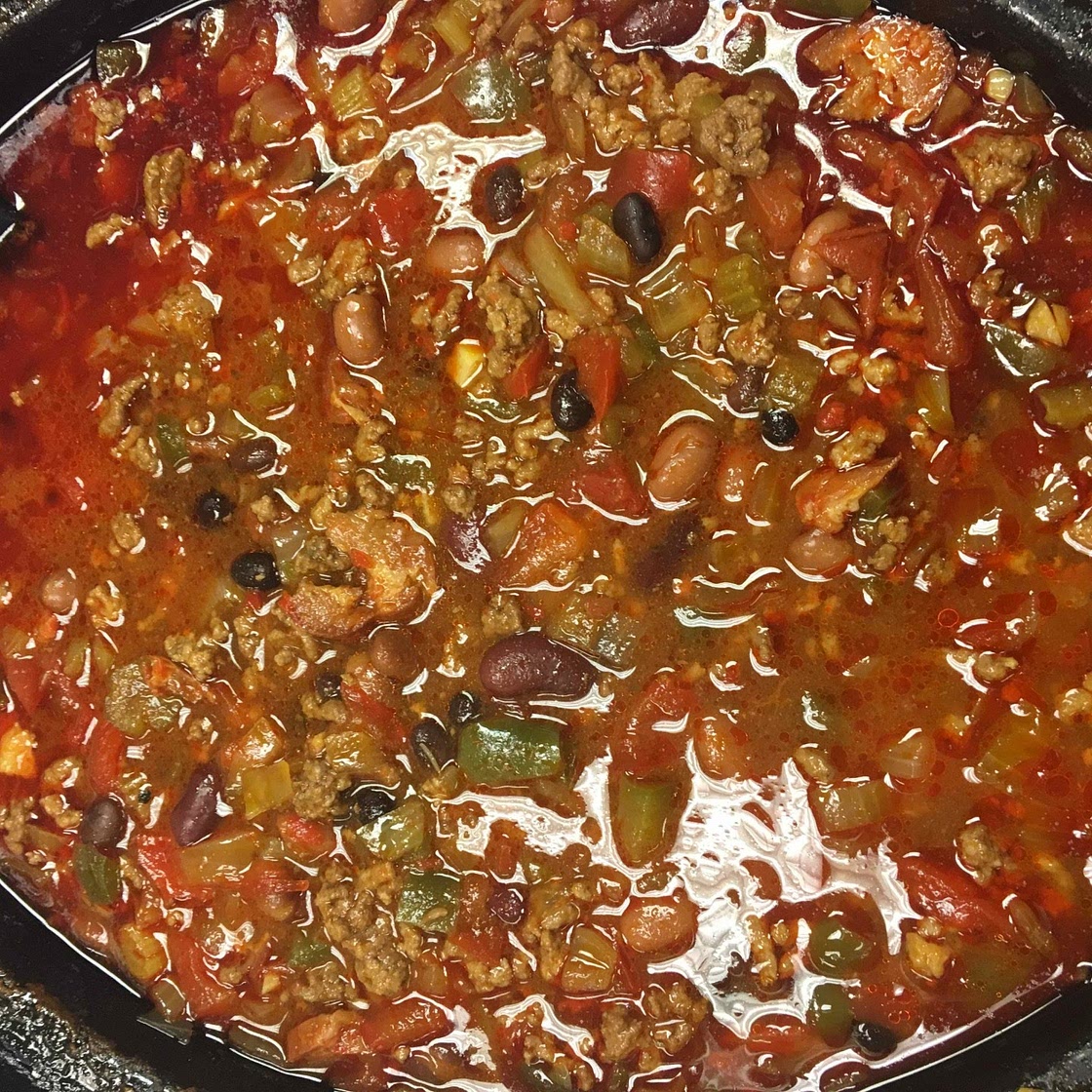 Beef & Chouriço Chili