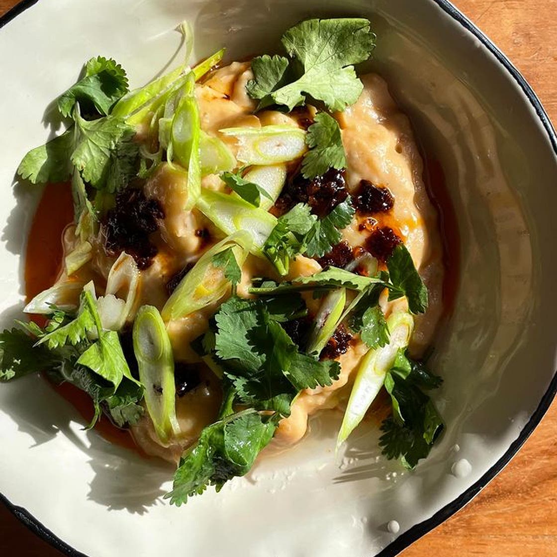 Creamy miso tahini beans (ZOE)