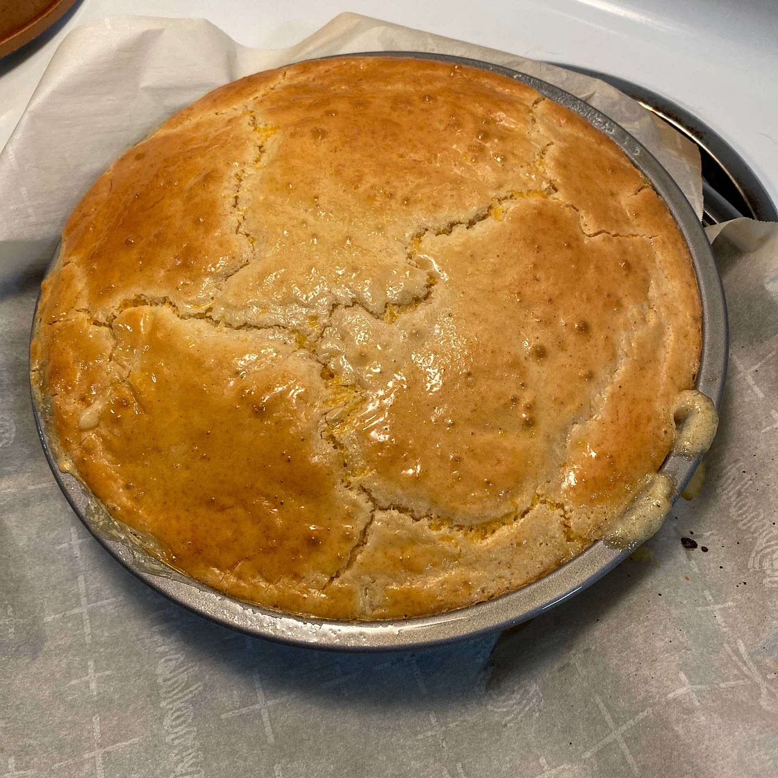 Breakfast potato pie