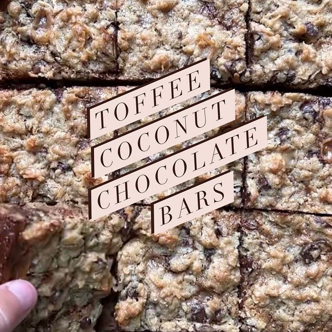 Toffee Coconut Chocolate Bars