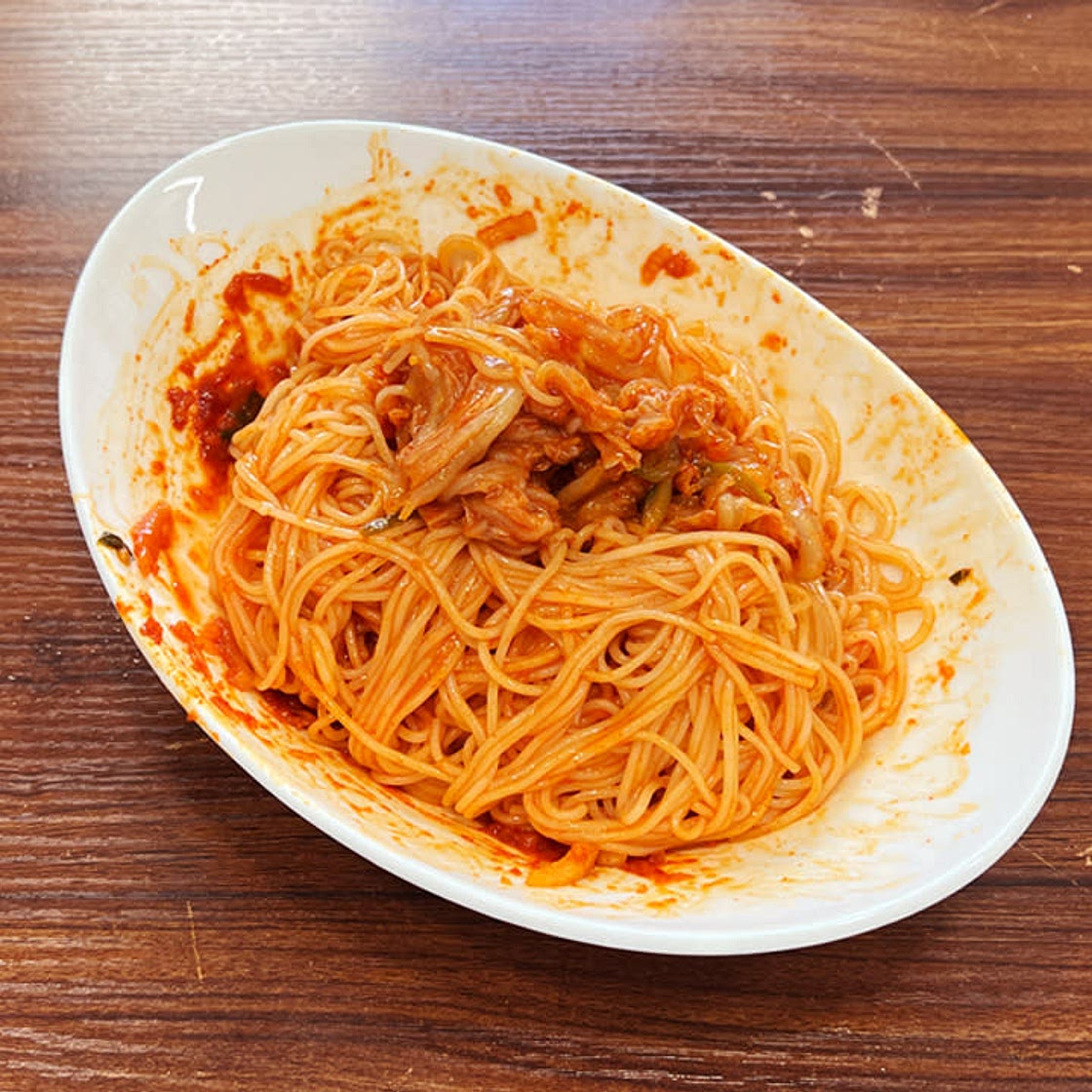 Bibim Noodle with Kimchi