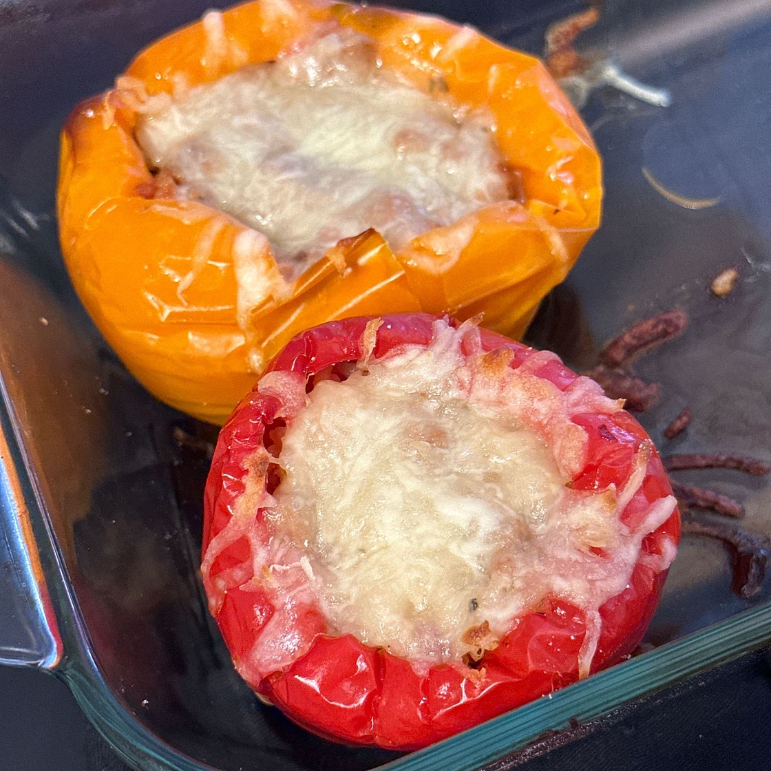 Sausage and Rice Stuffed Peppers
