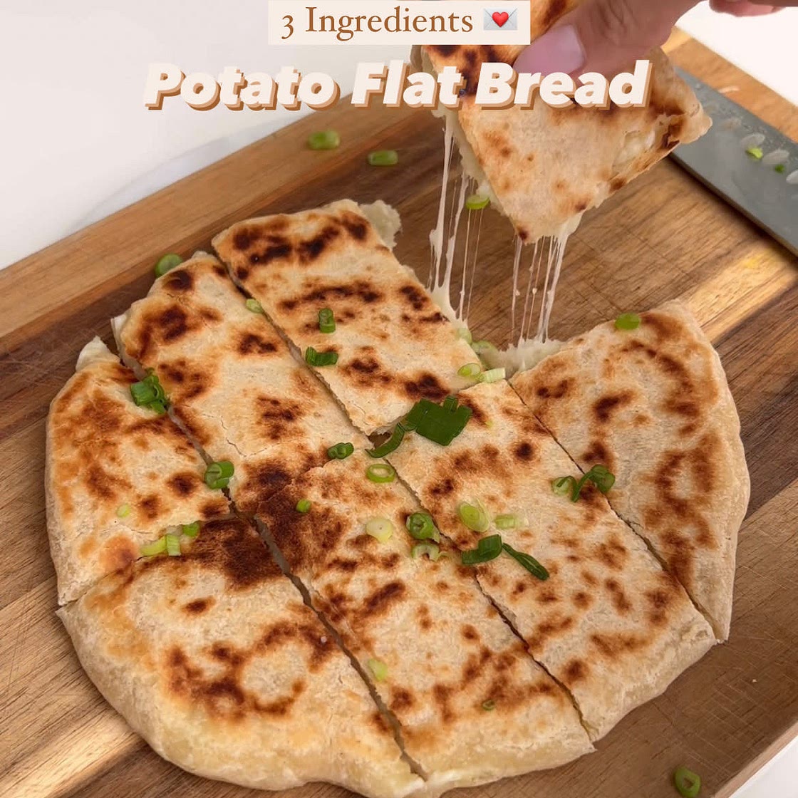 3 Ingredients Potato Flat Bread 