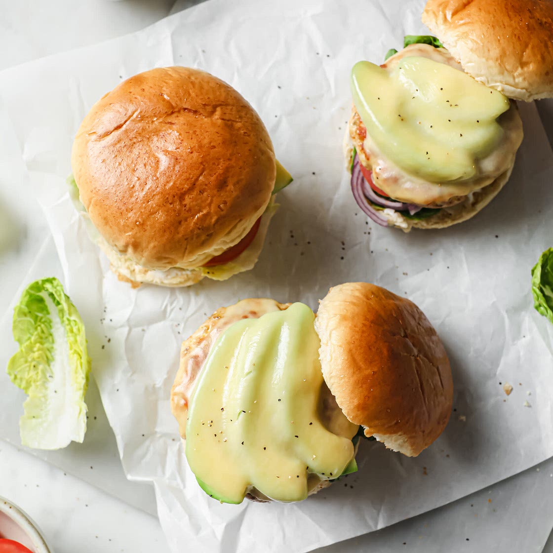 Avocado Turkey Burgers