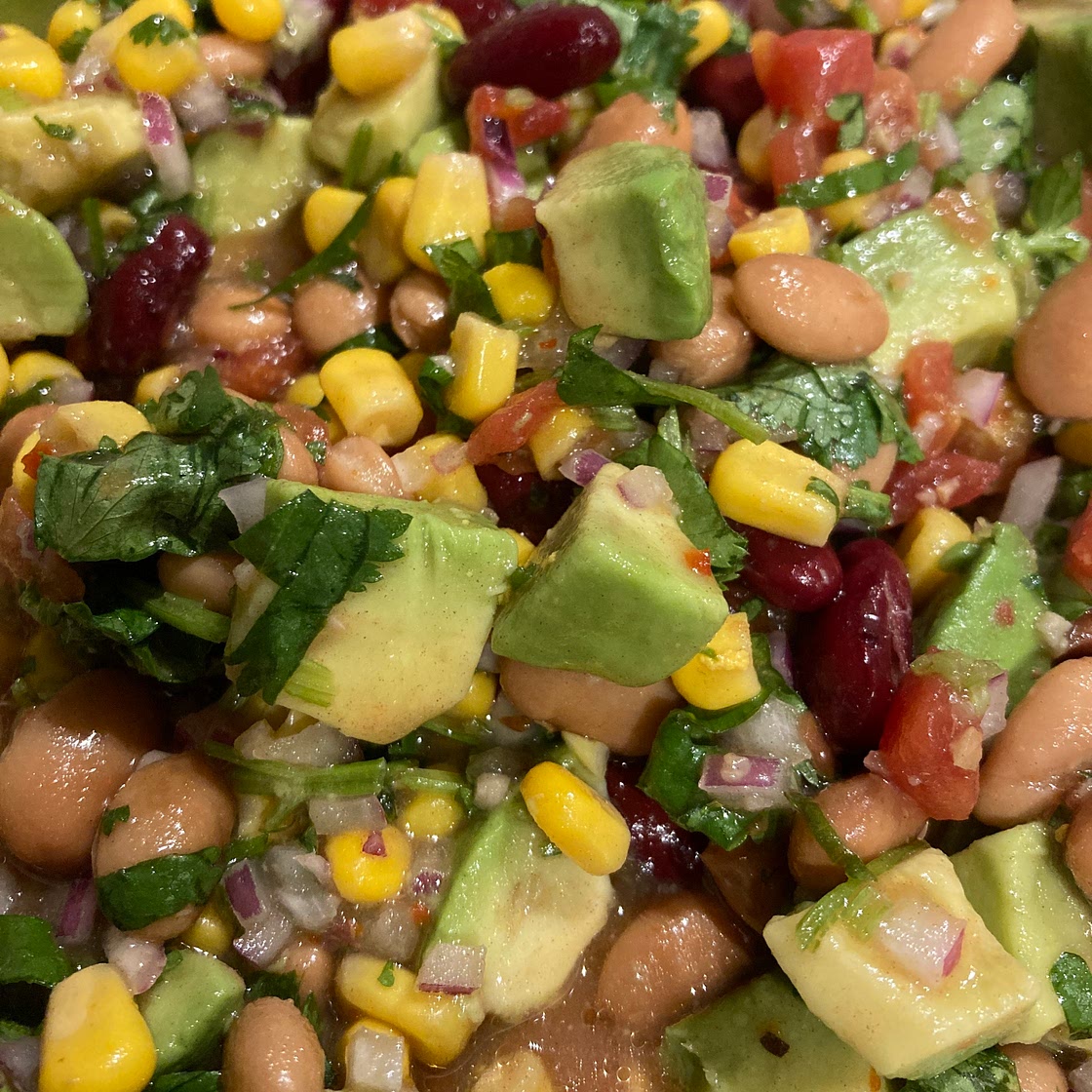 Bean and corn salad