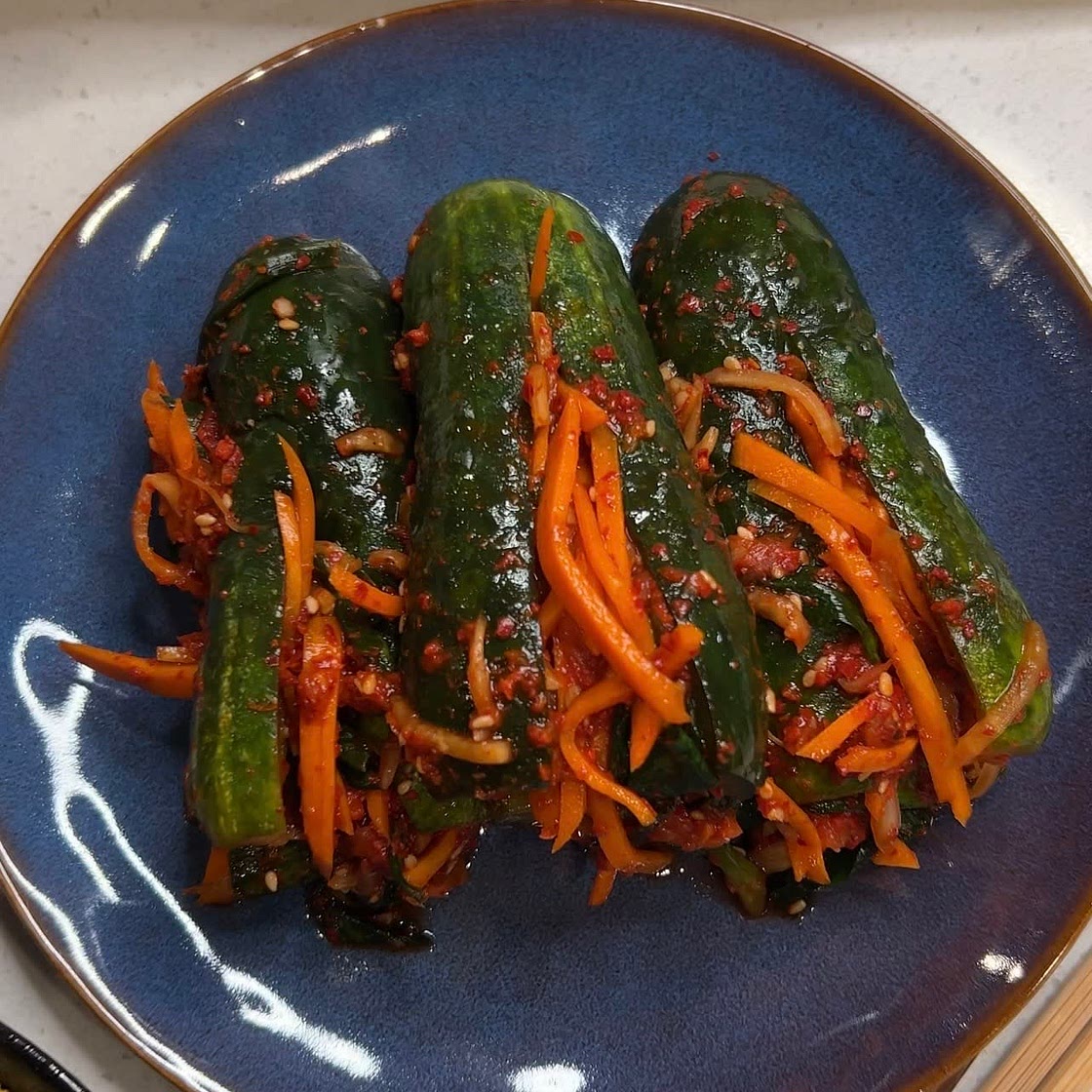 Stuffed Cucumber Kimchi