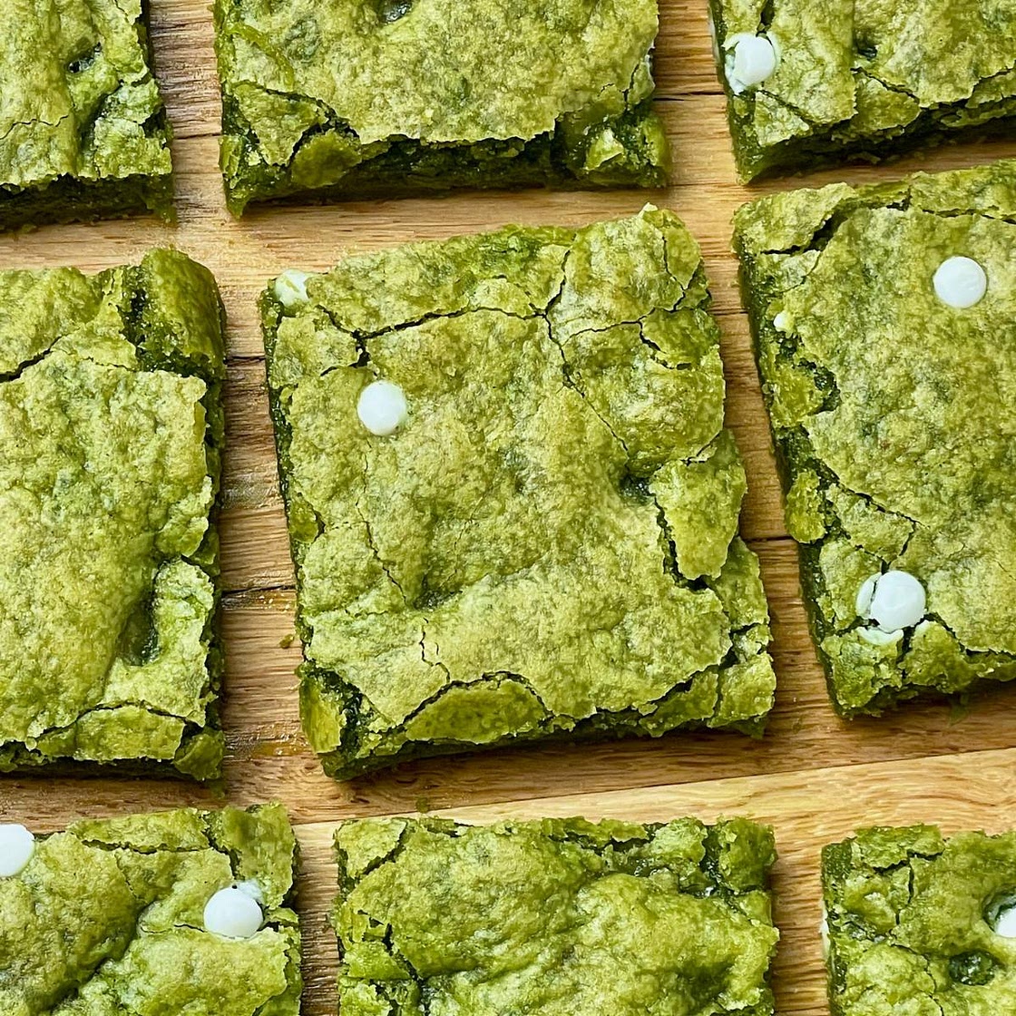 Vegan Matcha Brownies
