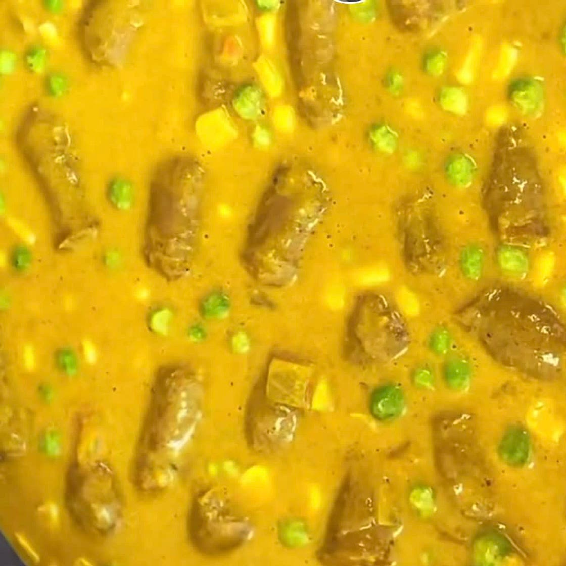Curried Sausages