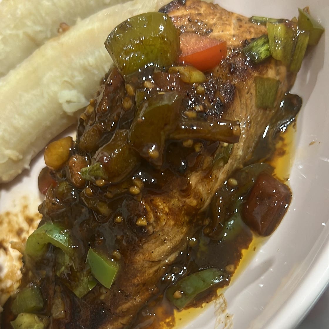Honey Garlic Glazed Salmon