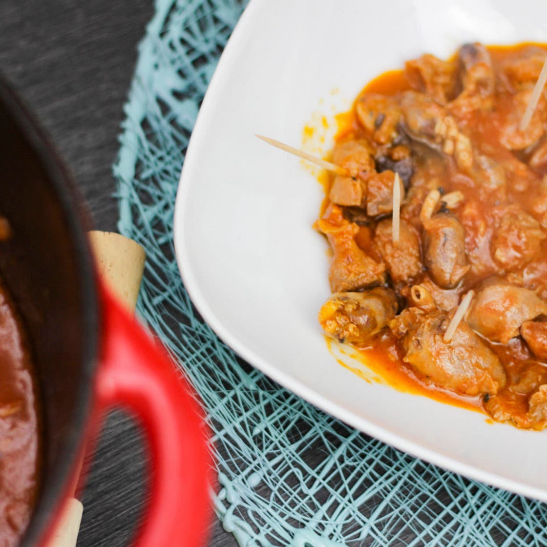 Receita de Miúdos de Frango à Portuguesa - Clara de Sousa