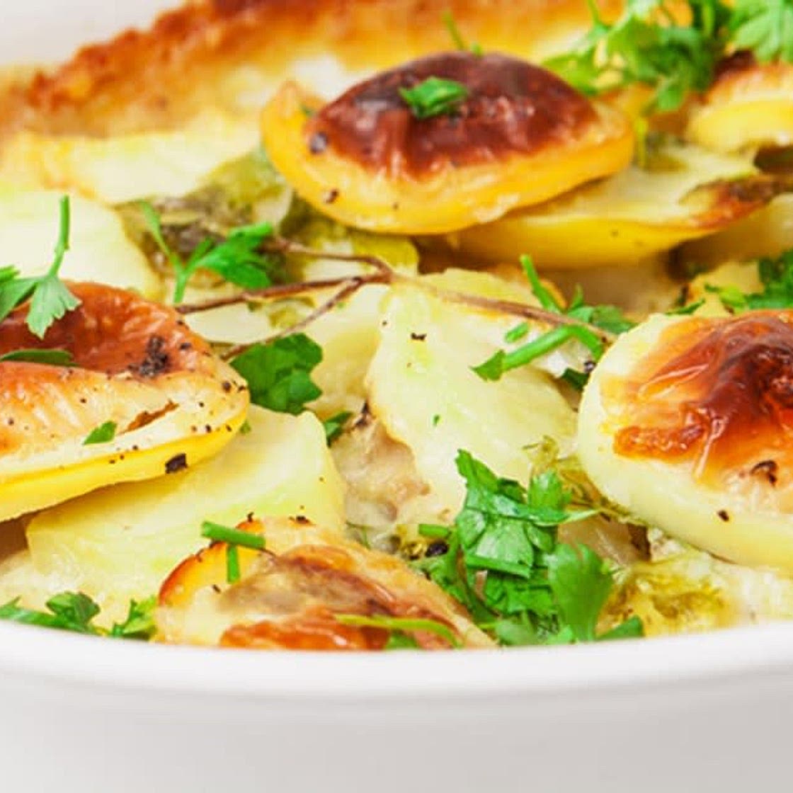 Codfish with Béchamel Sauce