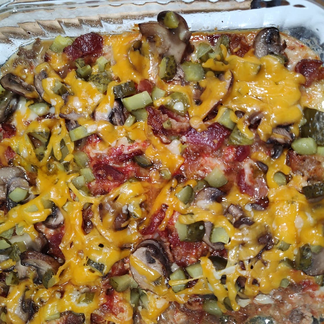 Cheeseburger casserole
