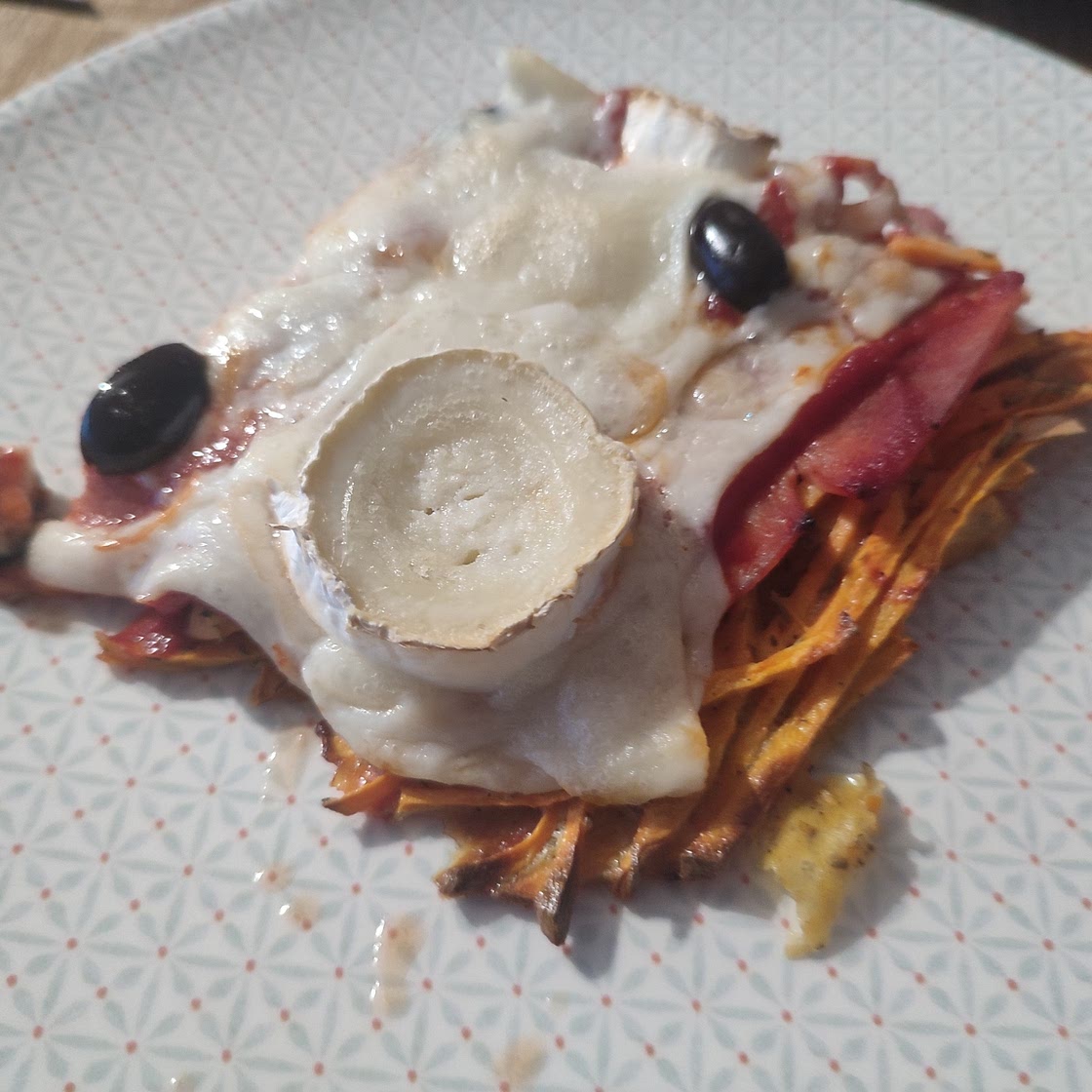 Pizza patate douce