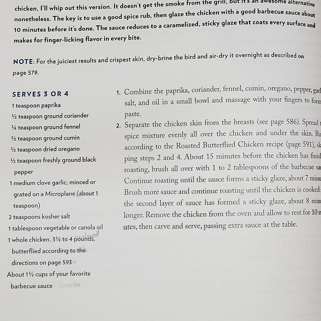 Barbecue-Glazed Roast Chicken