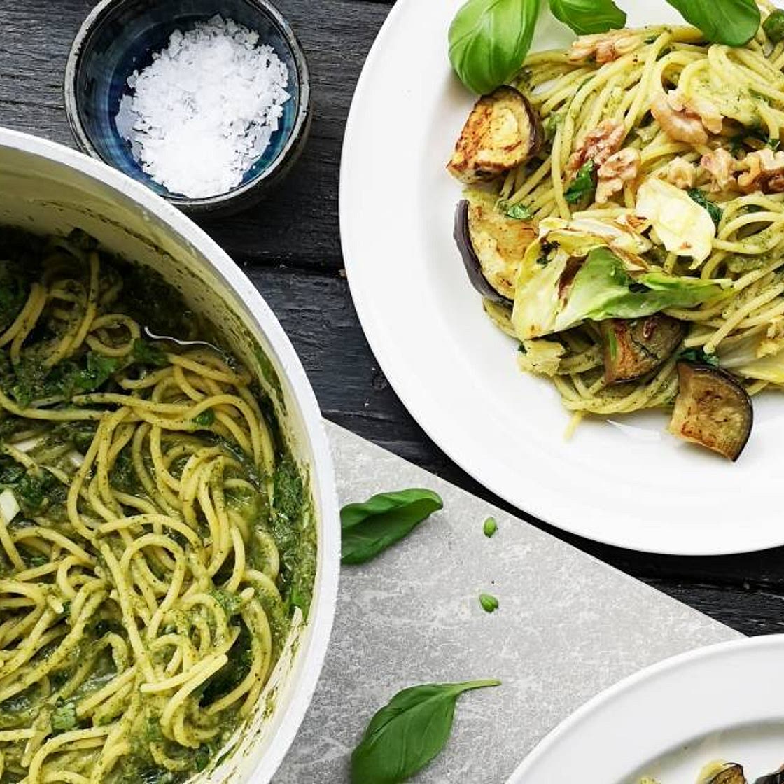 Vegansk nässelpestopasta | Välj Vego - En inspirationssajt av Dj
