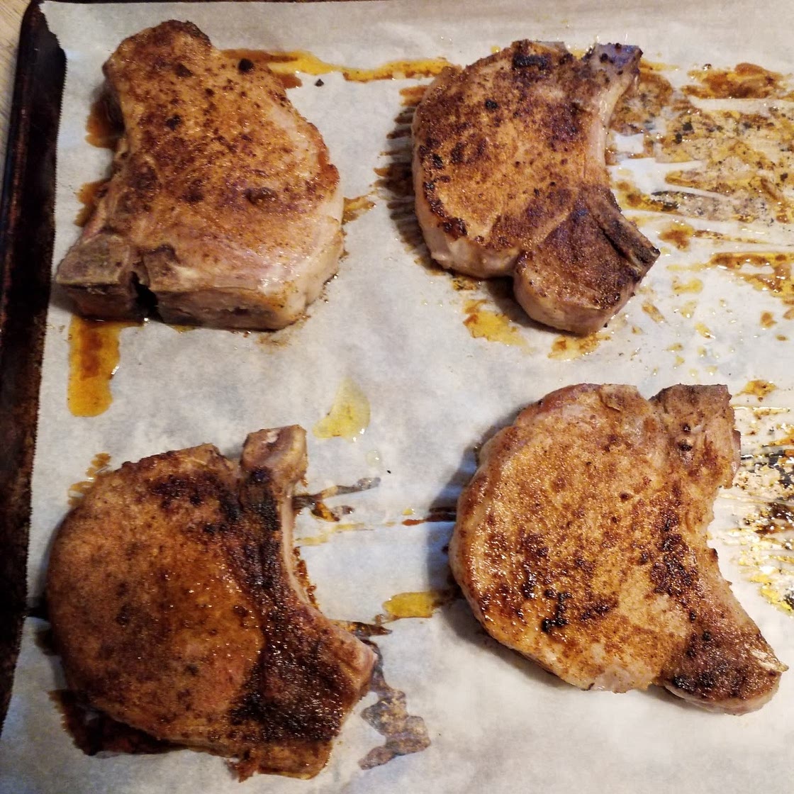 Juicy Baked Pork Chops