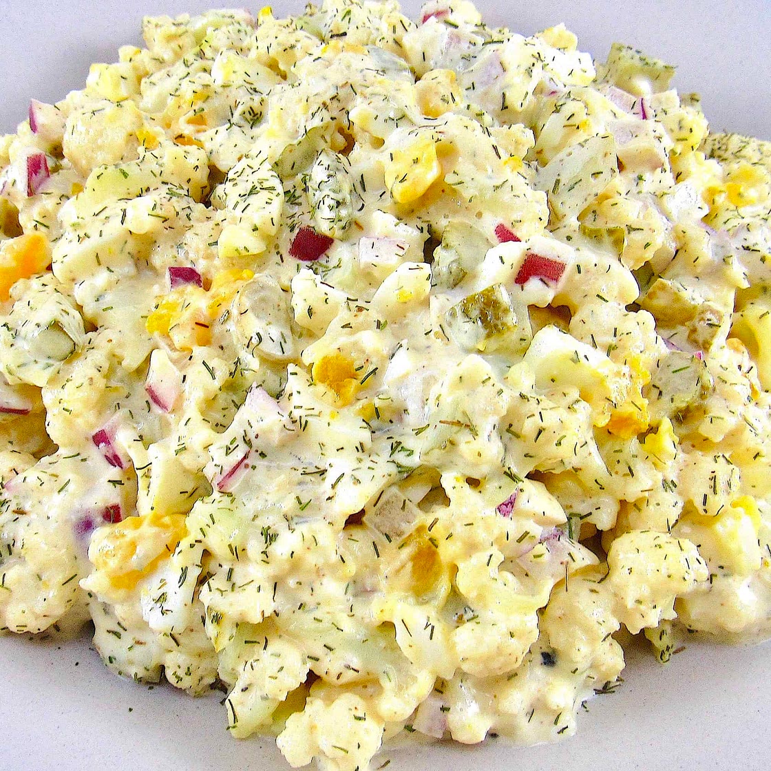 Keto Cauliflower "Potato" Salad