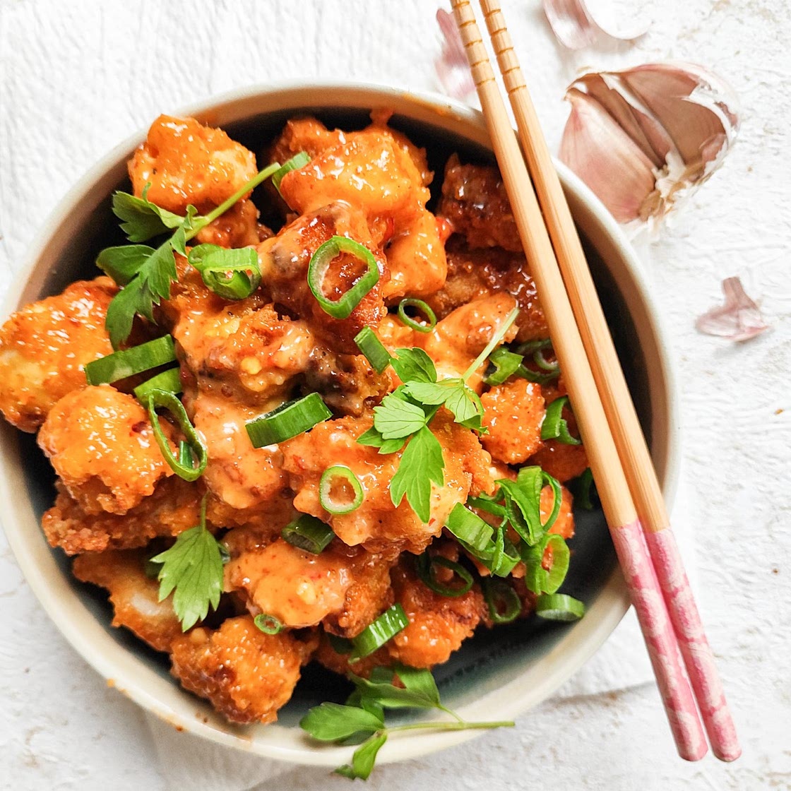 Crispy Bang Bang Cauliflower