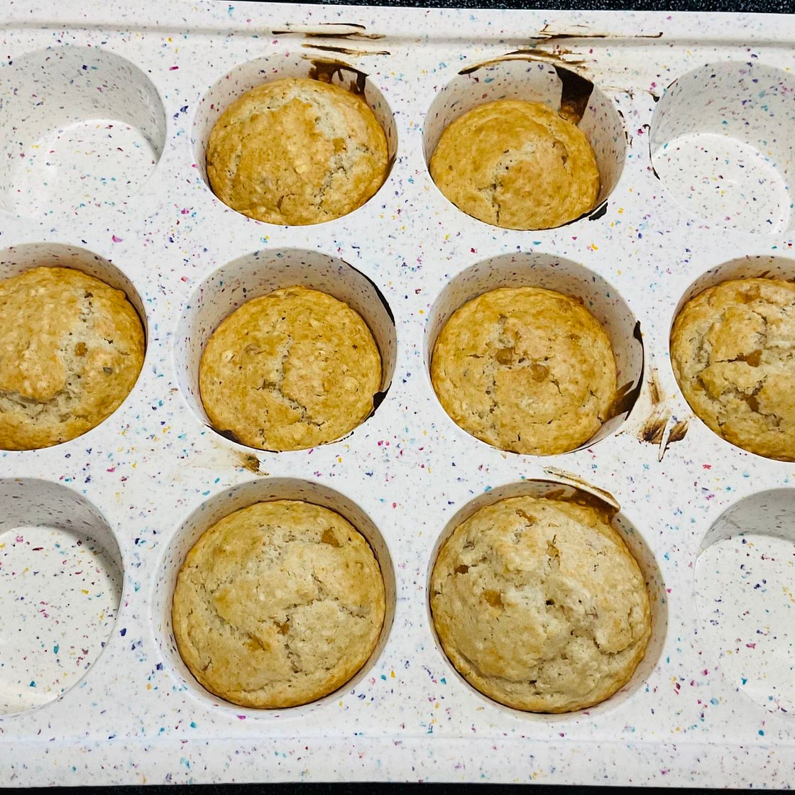 Apple Oatmeal Muffins