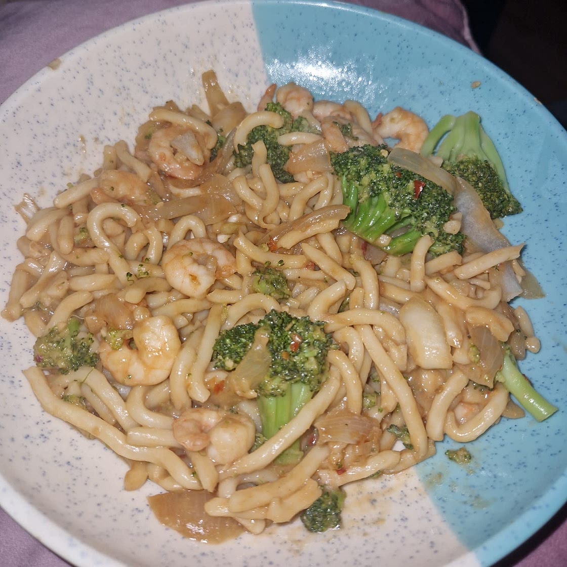 Garlic Sriracha Noodles with Broccolini