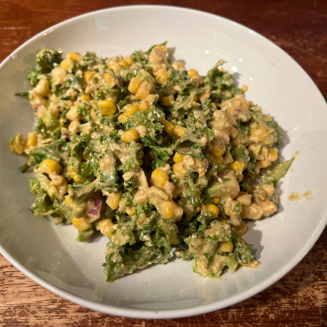 Mexican Street Corn Kale Salad