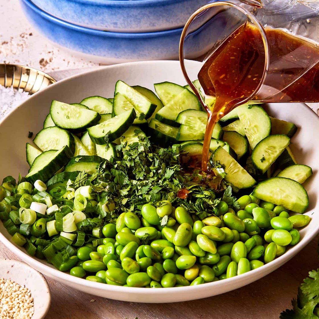 Cucumber Edamame Salad