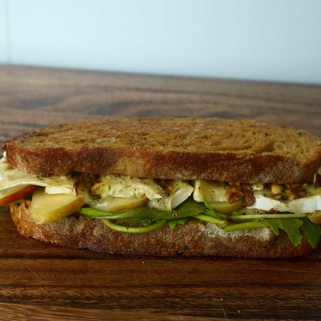 Brie grilled cheese sandwich