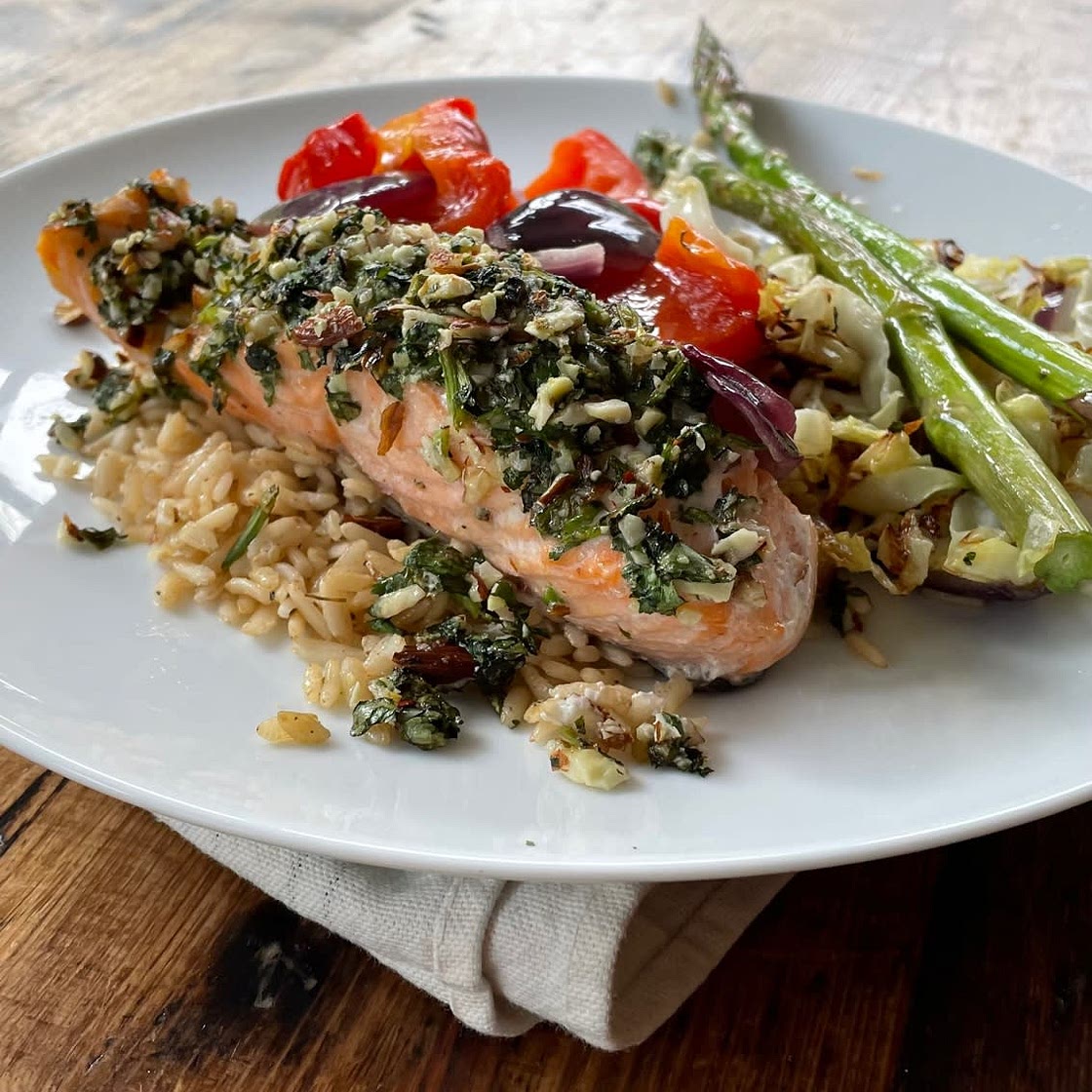 Simple Persian One Pot Salmon