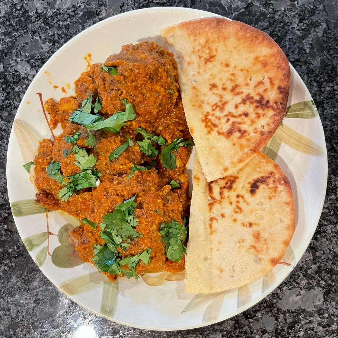 Vegan Malai Kofta (Indian dumplings in Tomato onion curry sauce)