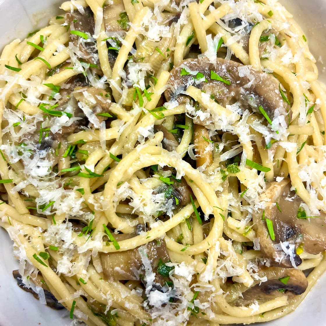 Caramelized Onion Spaghetti