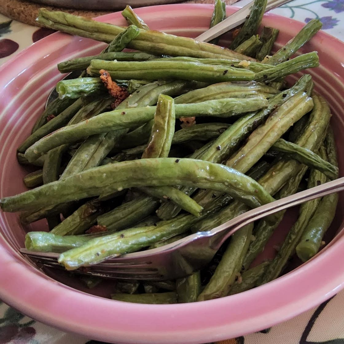 Perfect Roasted Green Beans