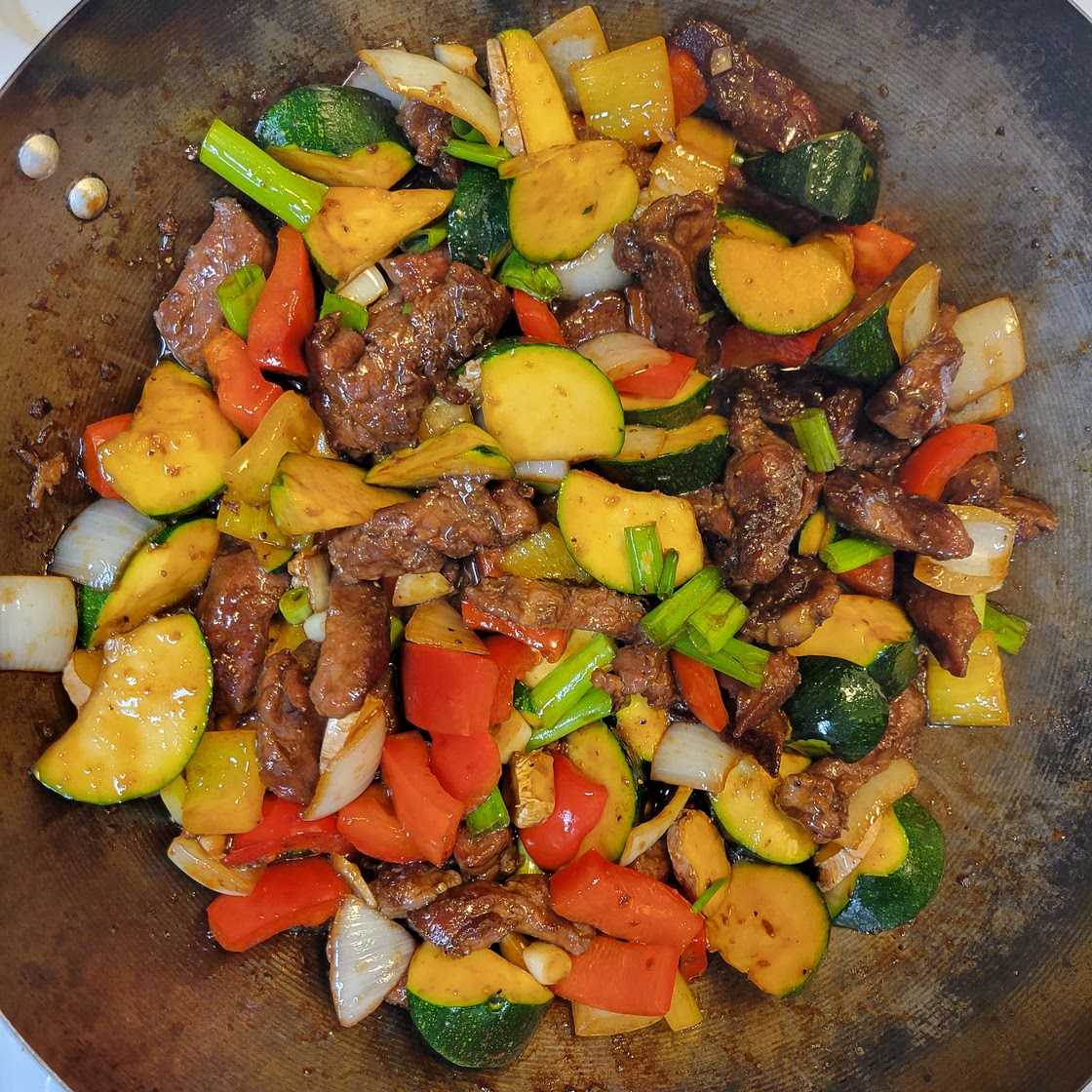 Beef stir fry