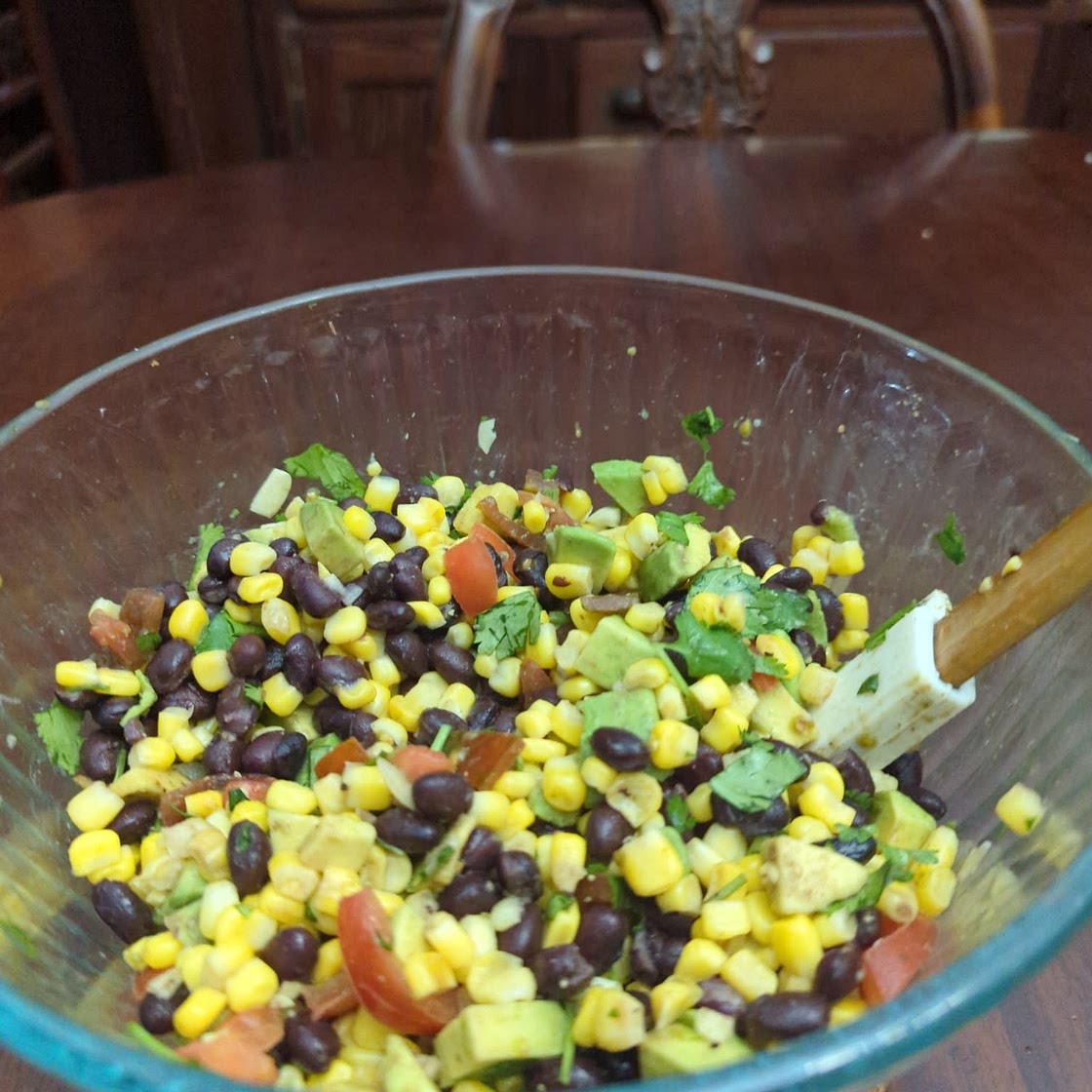 Black Bean Salad with Corn & Avocado