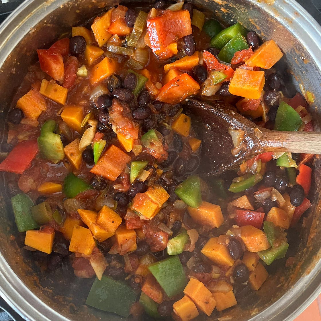 Black bean chilli