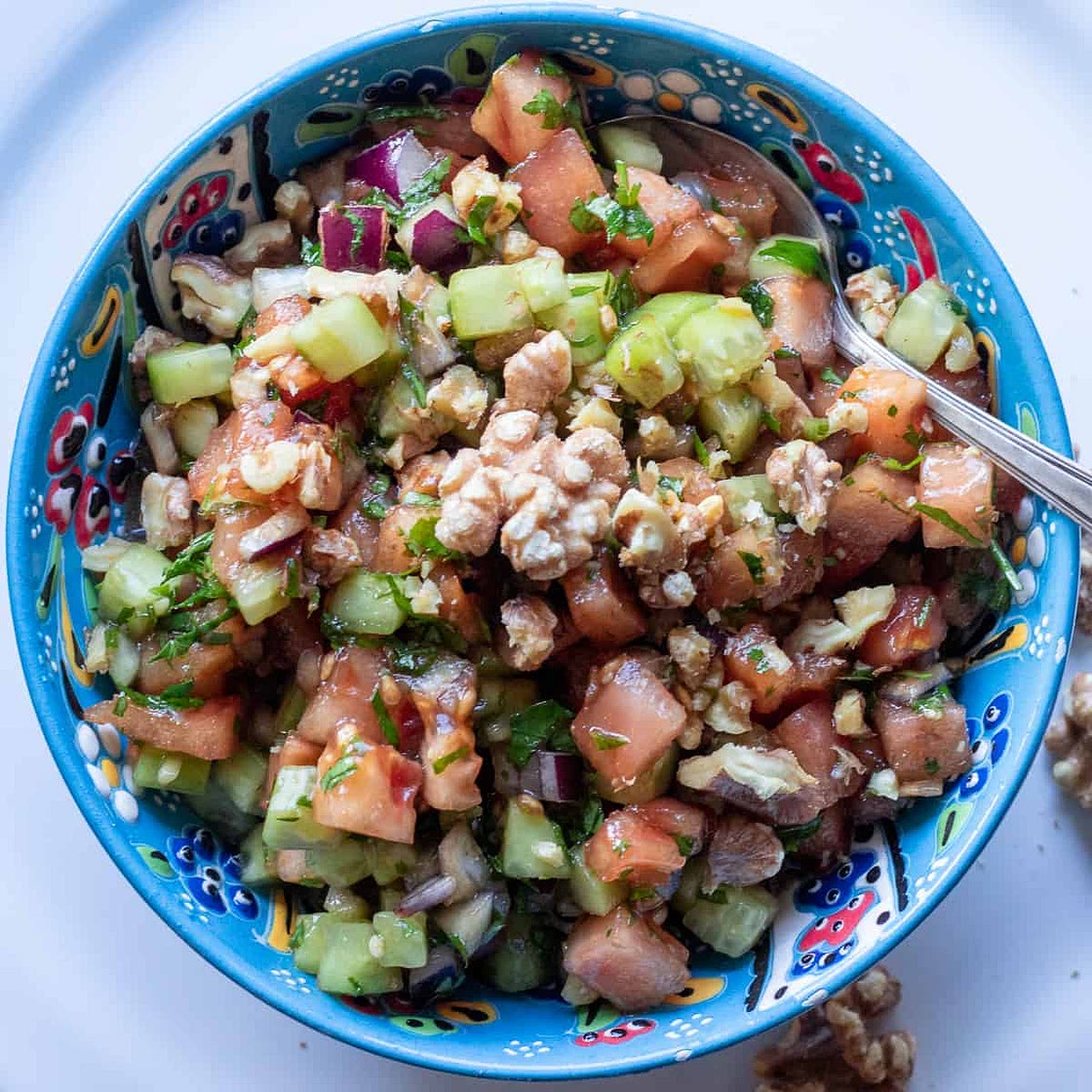 Gavurdagi Salatasi (Tomato and Walnut Salad)