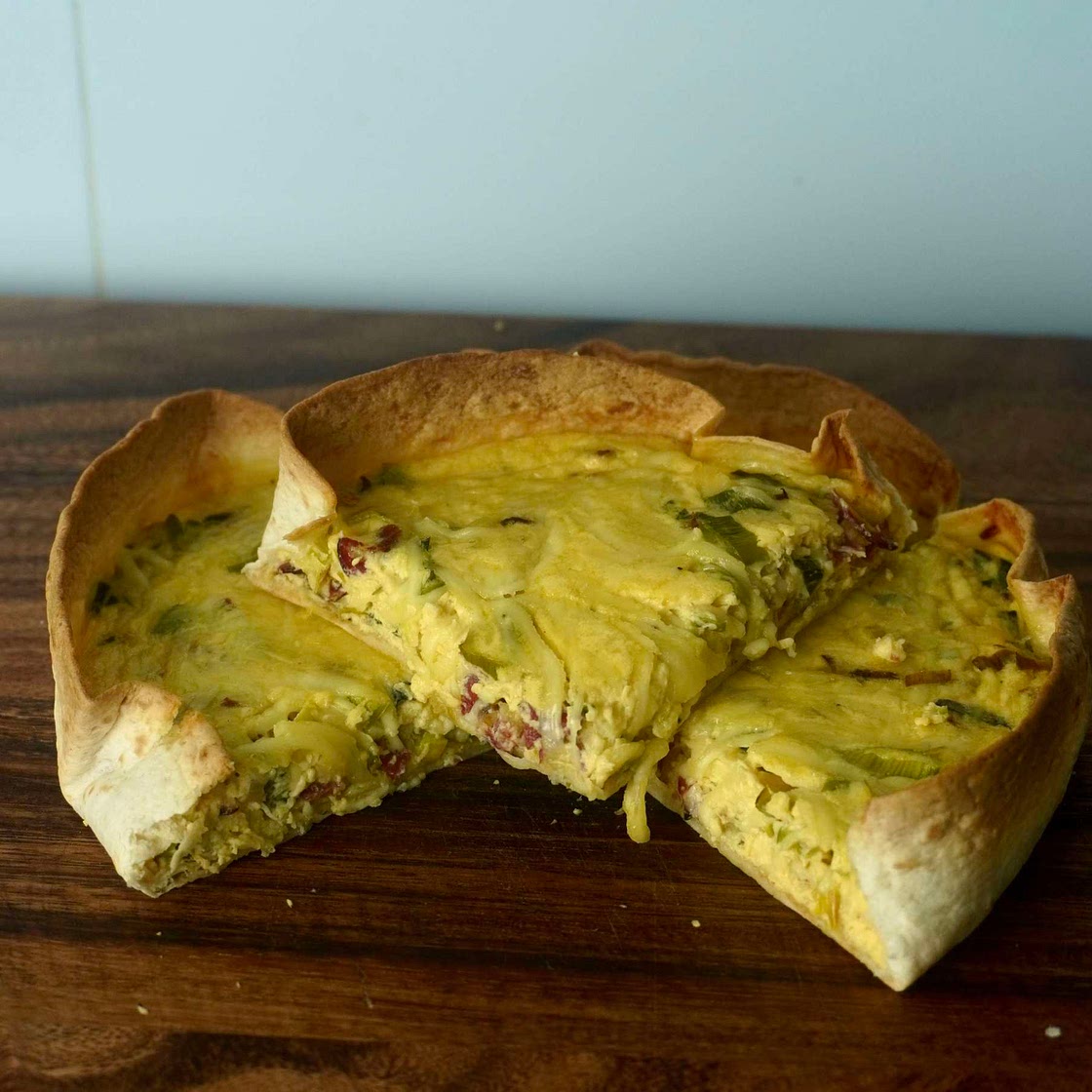 Quiche Lorraine wrap