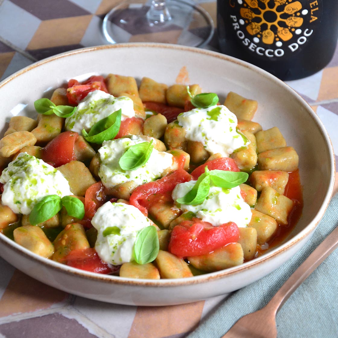 BBQ Aubergine gnocchi (eggplant gnocchi)