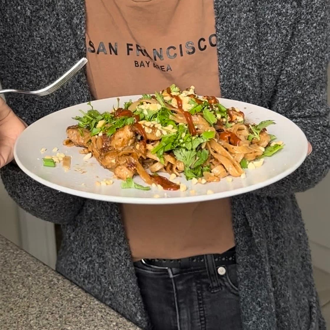Peanut hoisin noodles