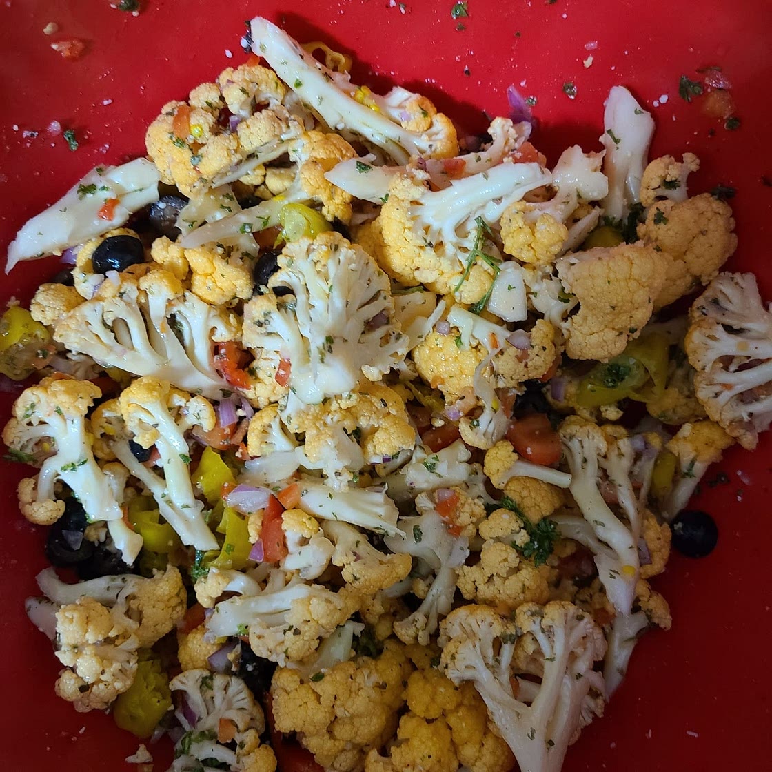 Marinated Cauliflower Salad